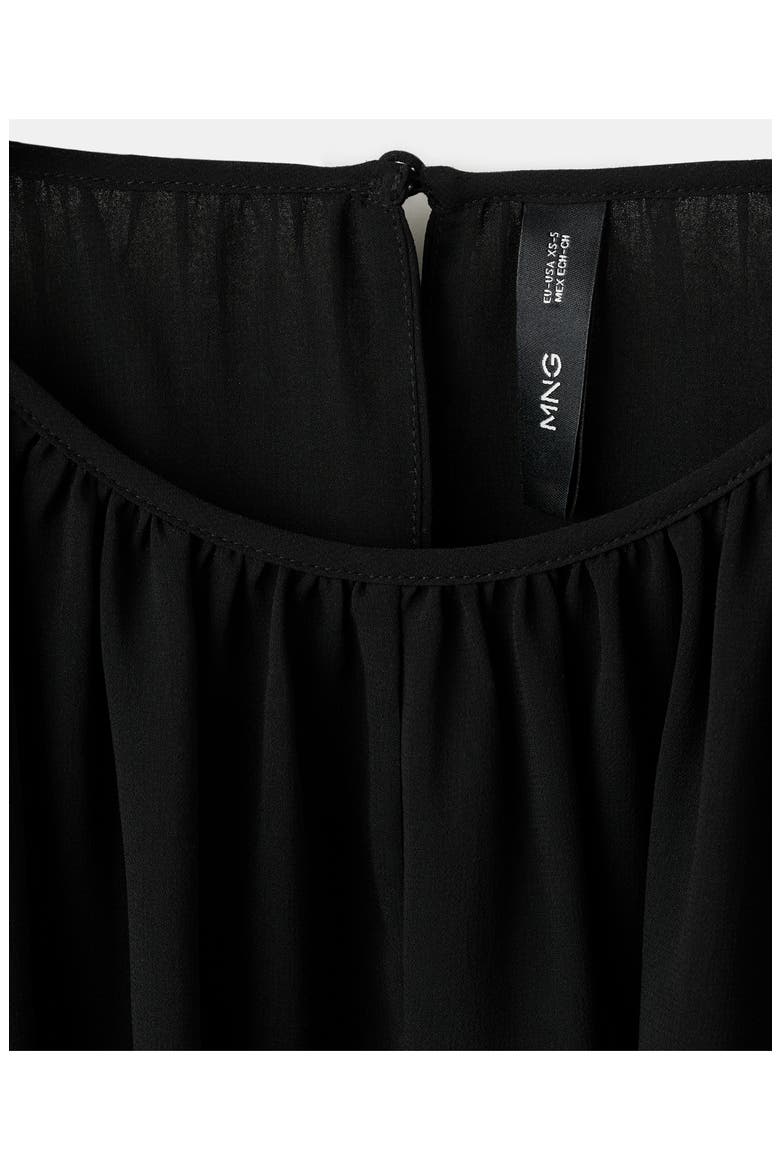 Cape Sleeve Top, Alternate, color, BLACK