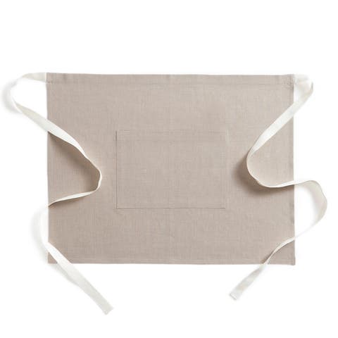 Linen Apron 21 x 27 Inch for Dining Table, Holiday and Everyday Table Decor - Classic Linen Bistro Apron