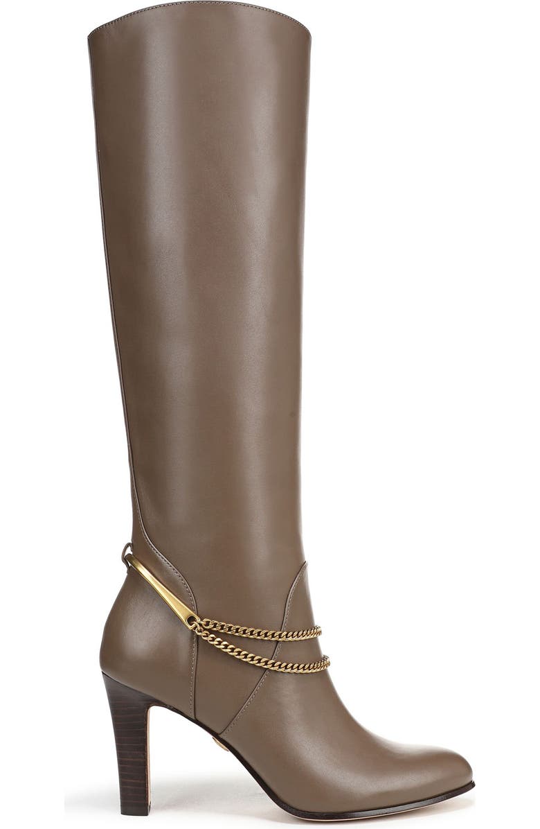 Veronica Beard Tarian Knee High Boot, Alternate, color, Bark