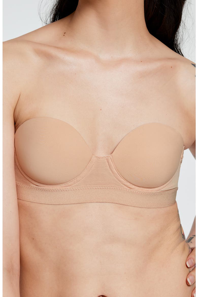 MVP Multiway Strapless Bra, Alternate, color, Buff