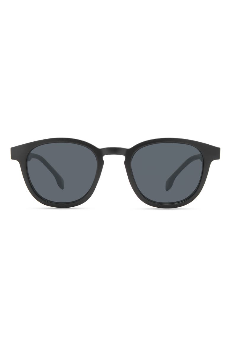Midnight Traveler Sunglasses, Main, color, MATTE BLACK
