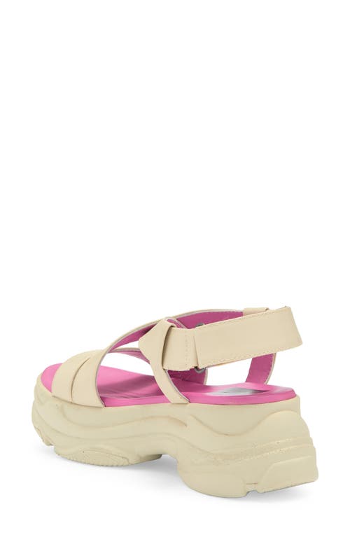 Seychelles Walk The Line Platform Sandal In Off White