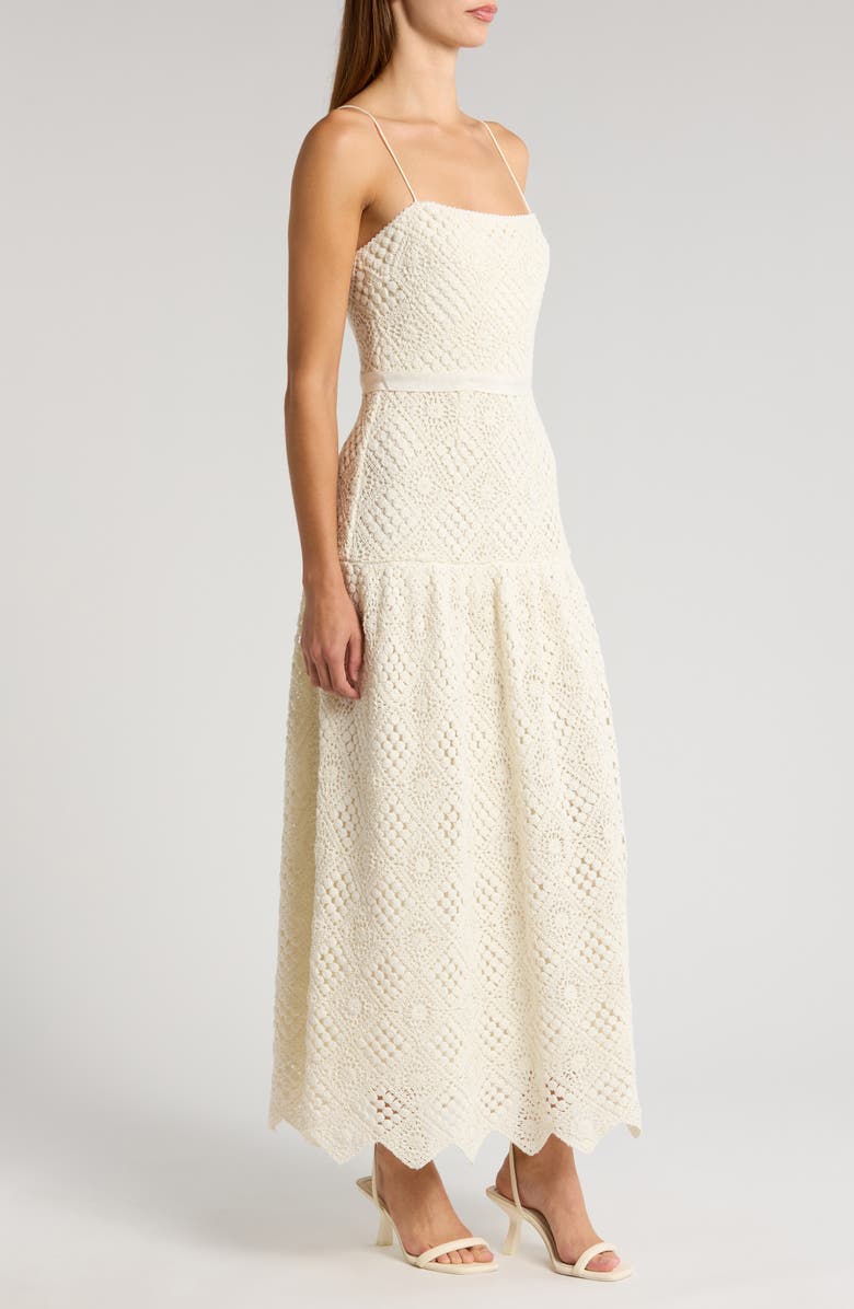 Saylor Evangelina Crochet Maxi Dress, Alternate, color,