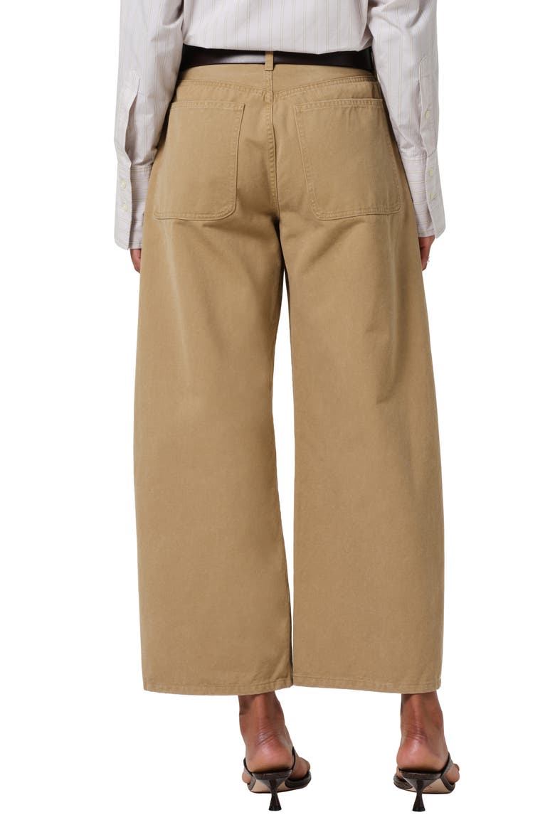 Ayla Wide Leg Utility Twill Pants, Alternate, color, HEIRLOOM
