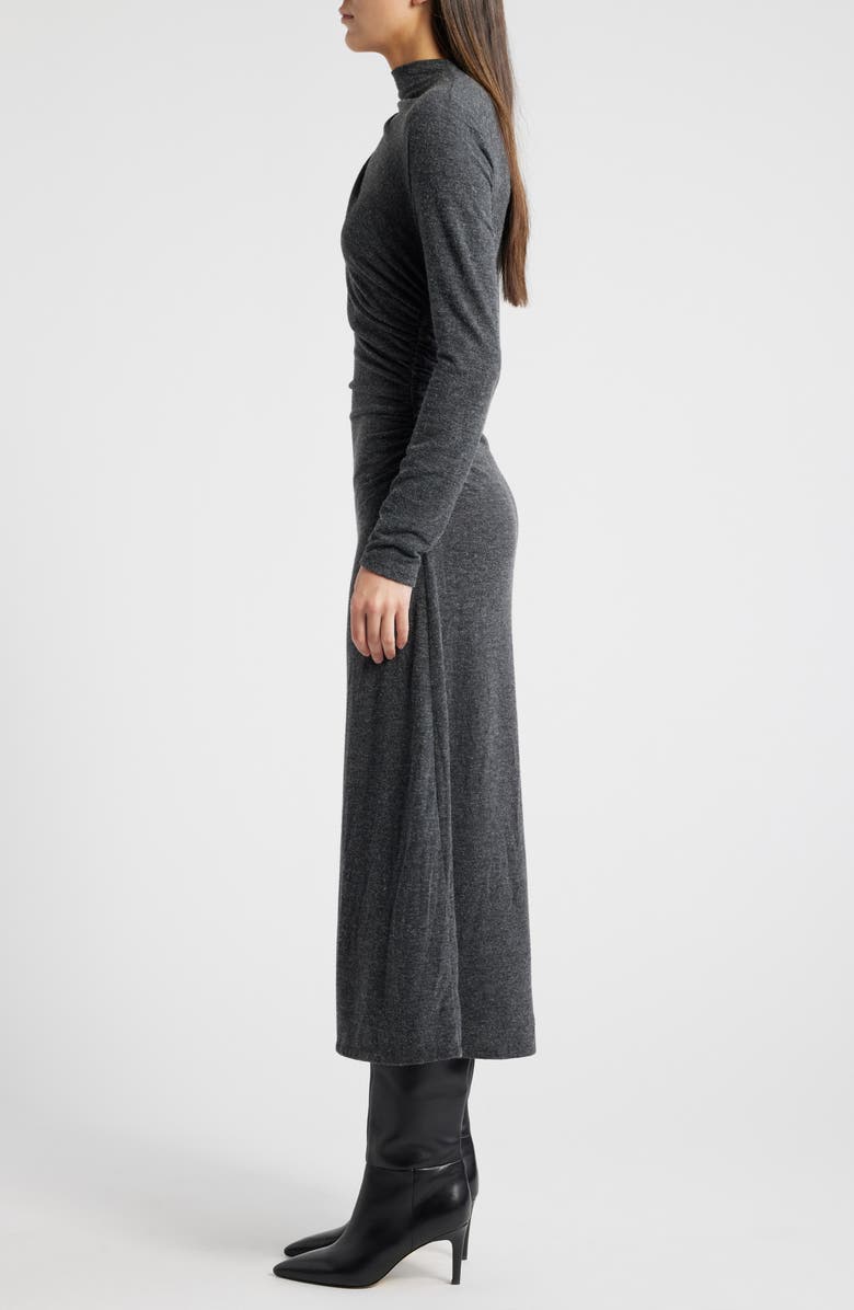 Rails Margaret Long Sleeve Midi Sweater Dress, Alternate, color, Charcoal