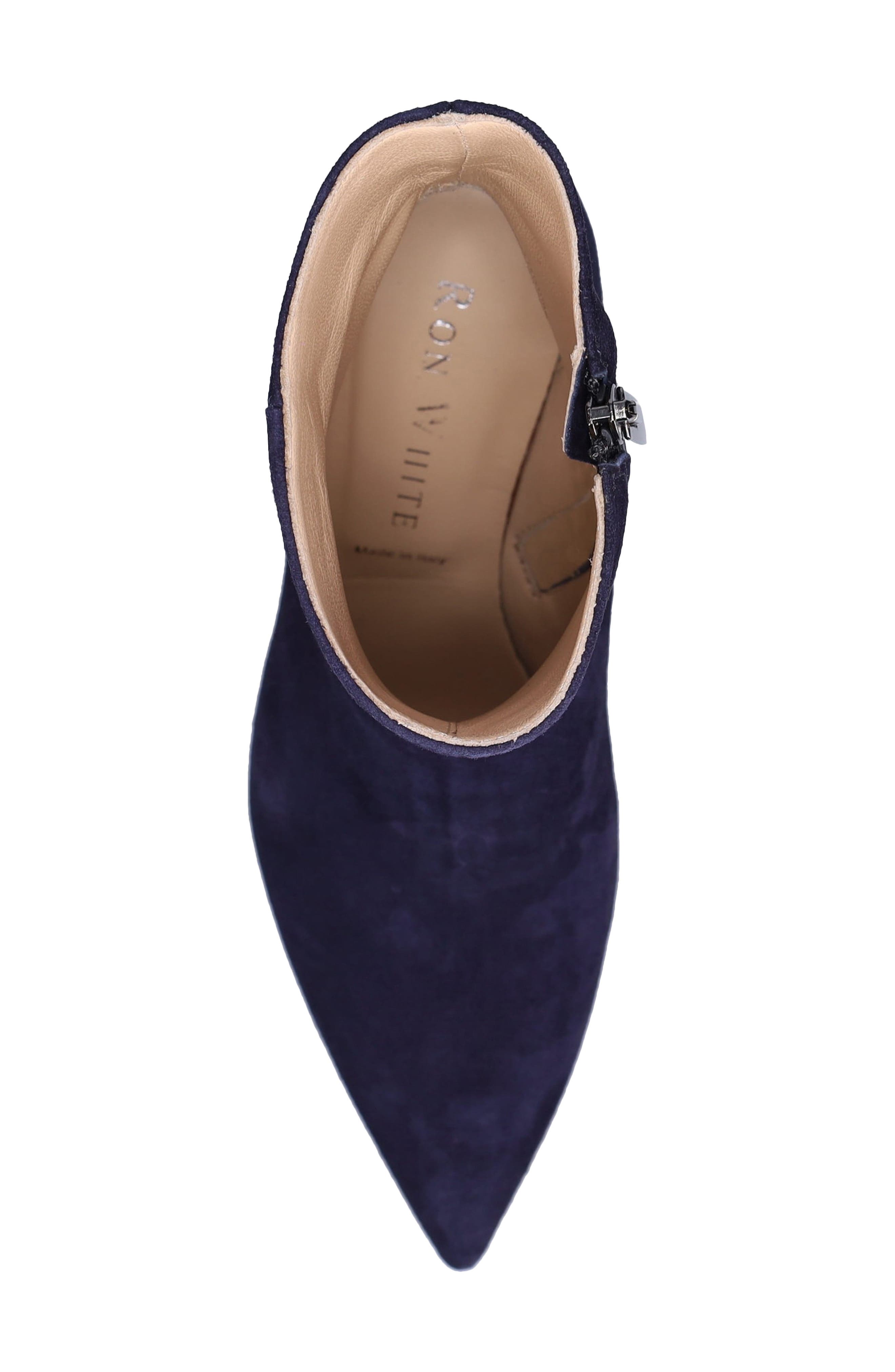 Danita Pointed Toe Bootie, Alternate, color, FRENCH NAVY