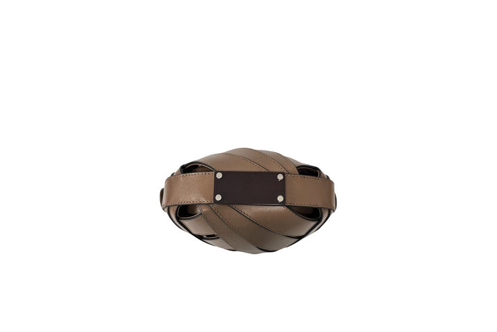 PERRIN PARIS Le Petit Panier Shoulder Bag, Alternate, color, Sepia