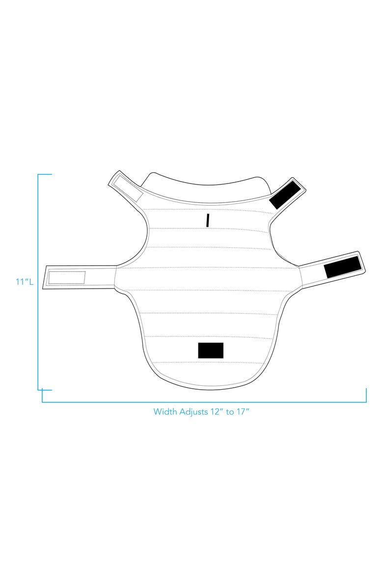 Pendleton Puffer Dog Coat, Alternate, color, Red