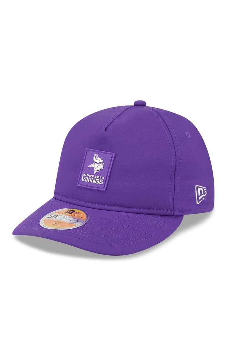Men's New Era Purple Minnesota Vikings 2025 Sideline  Retro Crown 59FIFTY Fitted Hat, Main, color, Purple