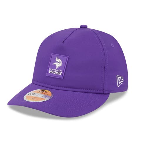 Men's New Era Purple Minnesota Vikings 2025 Sideline  Retro Crown 59FIFTY Fitted Hat