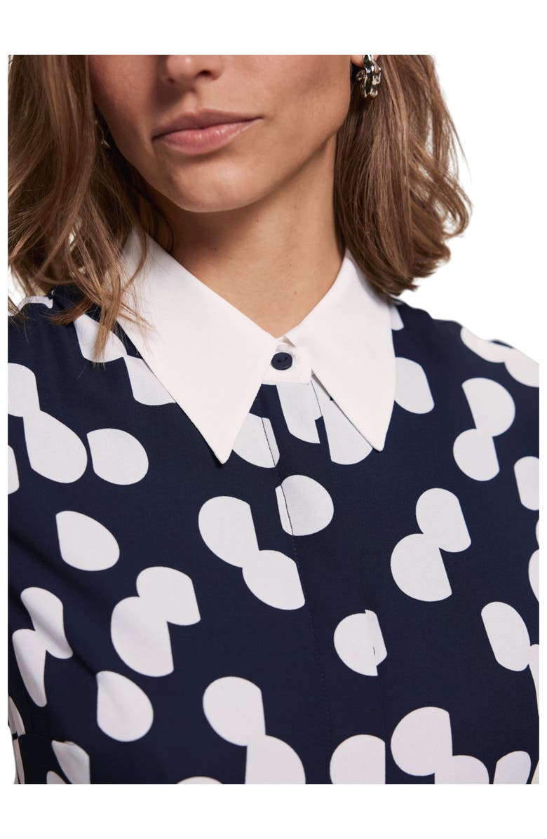 MINT VELVET Spot Halter Shirt Midi Dress, Alternate, color, 