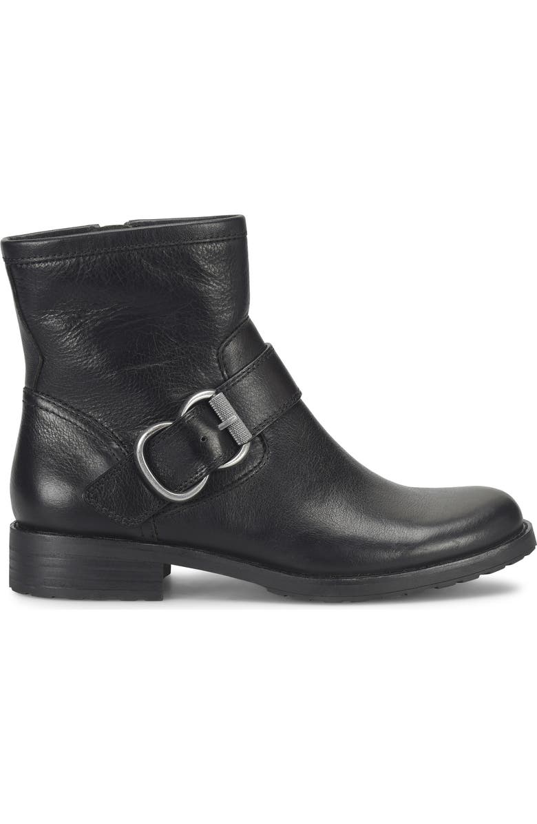 Söfft Brie Water Resistant Moto Bootie, Alternate, color, Black
