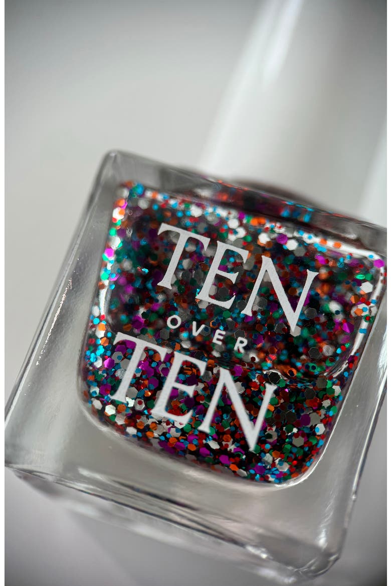 Rainbow Nail Polish Topper, Alternate, color, DEAN