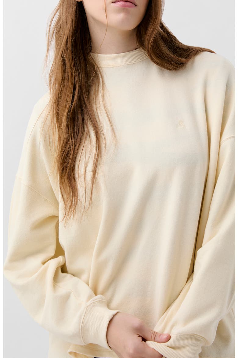 Softy Basic Sweater, Main, color, Ecru