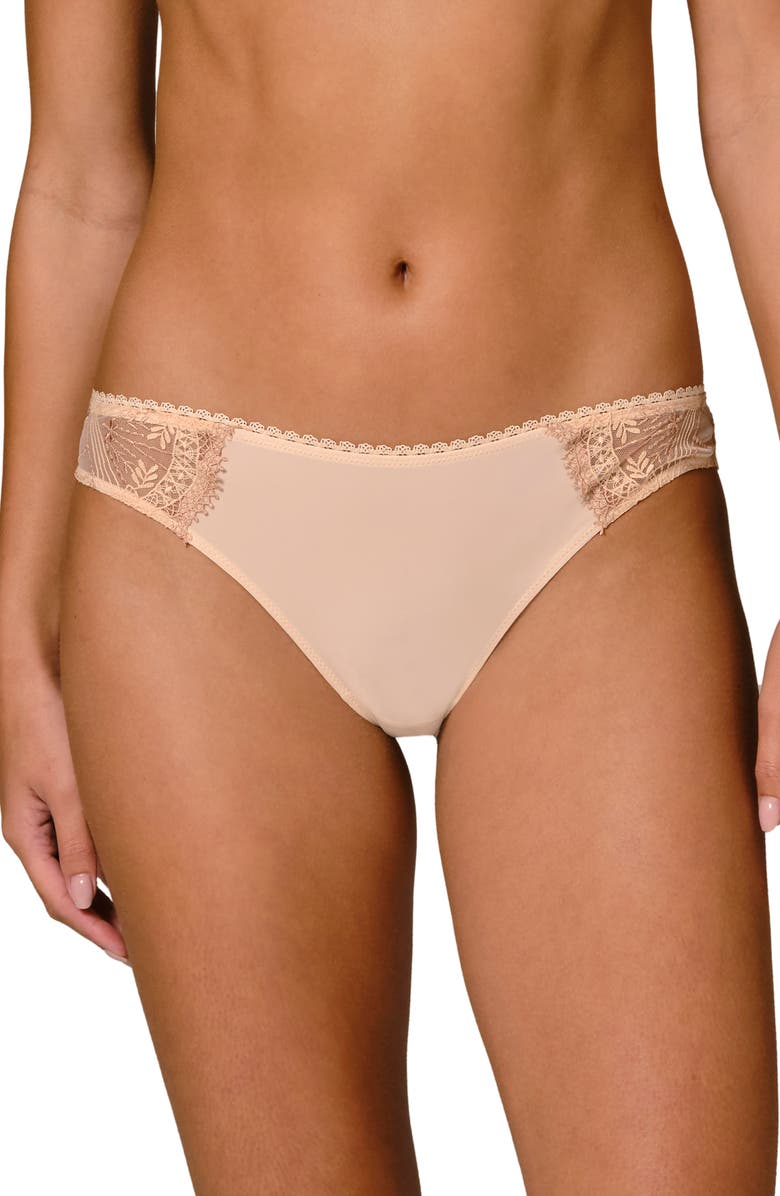 Simone Perele Allure Bikini Cut Briefs, Main, color, Chic Beige