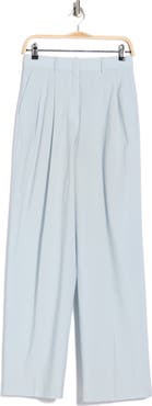 Theory Double Pleat Wool Blend Trousers
