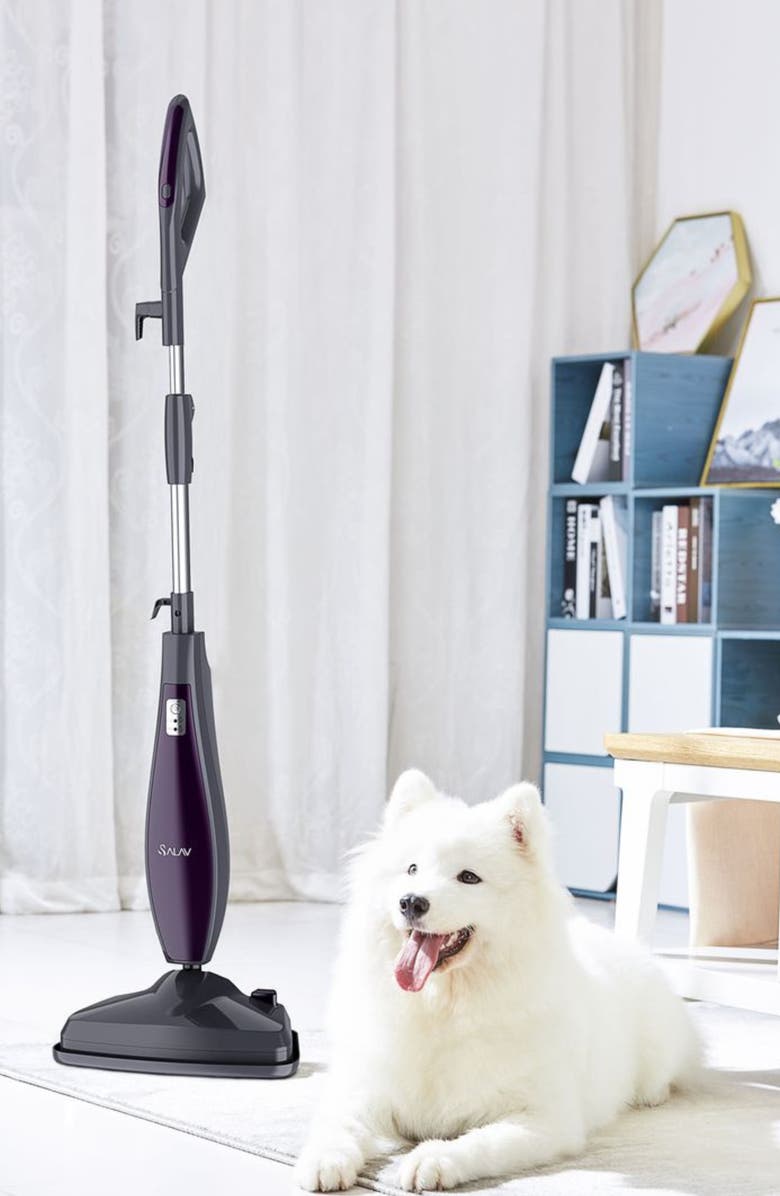 SALAV Steam Mop - Refurbished, Alternate, color, Plum