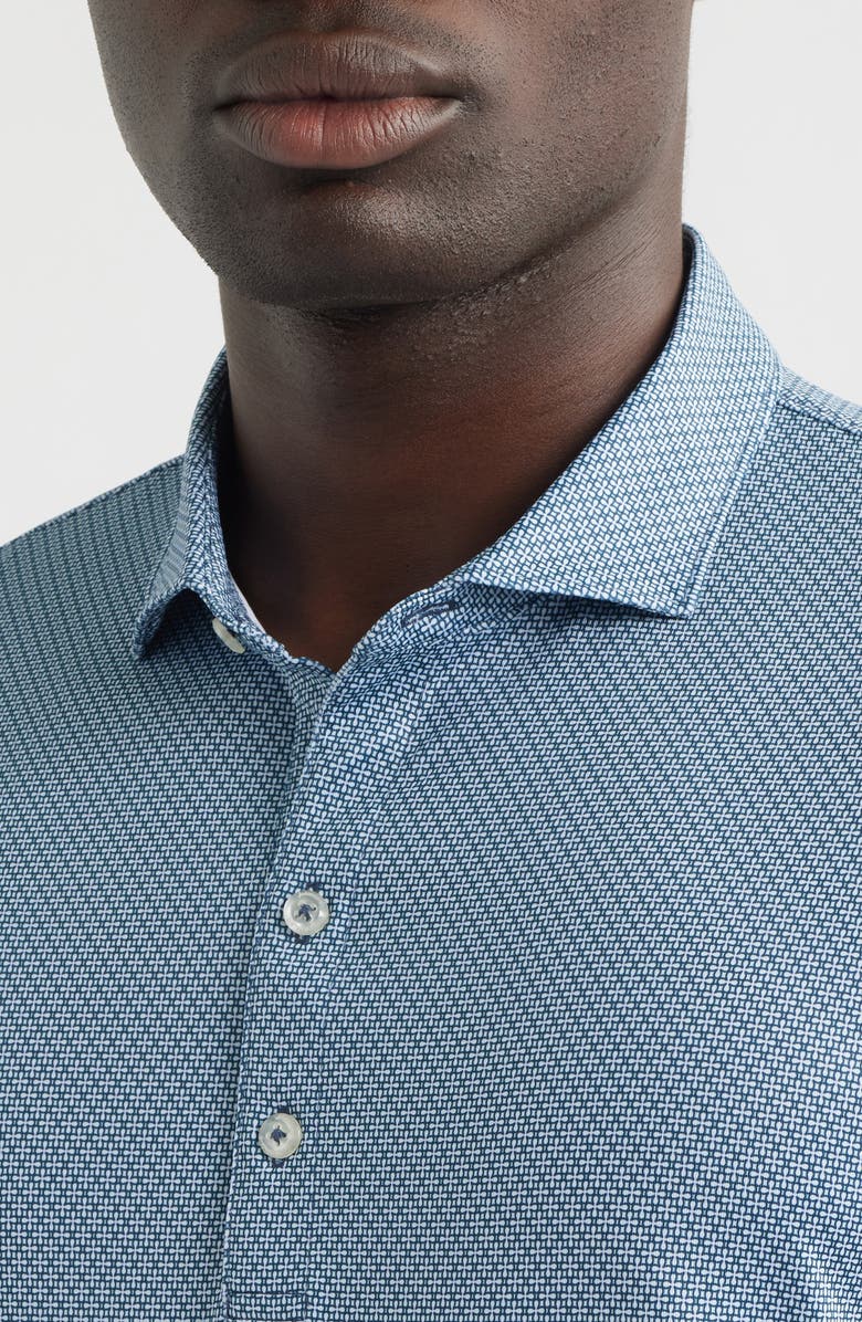 johnnie-O Tile Neat Performance Jersey Polo, Alternate, color, 