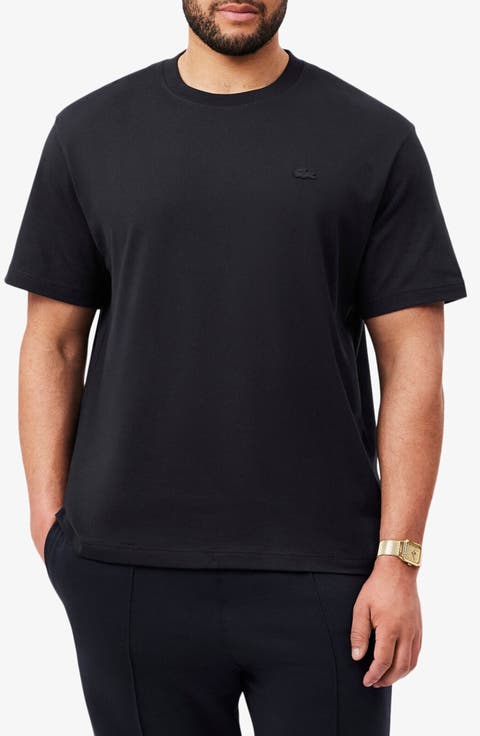 Tennis Court Cotton Graphic T-Shirt