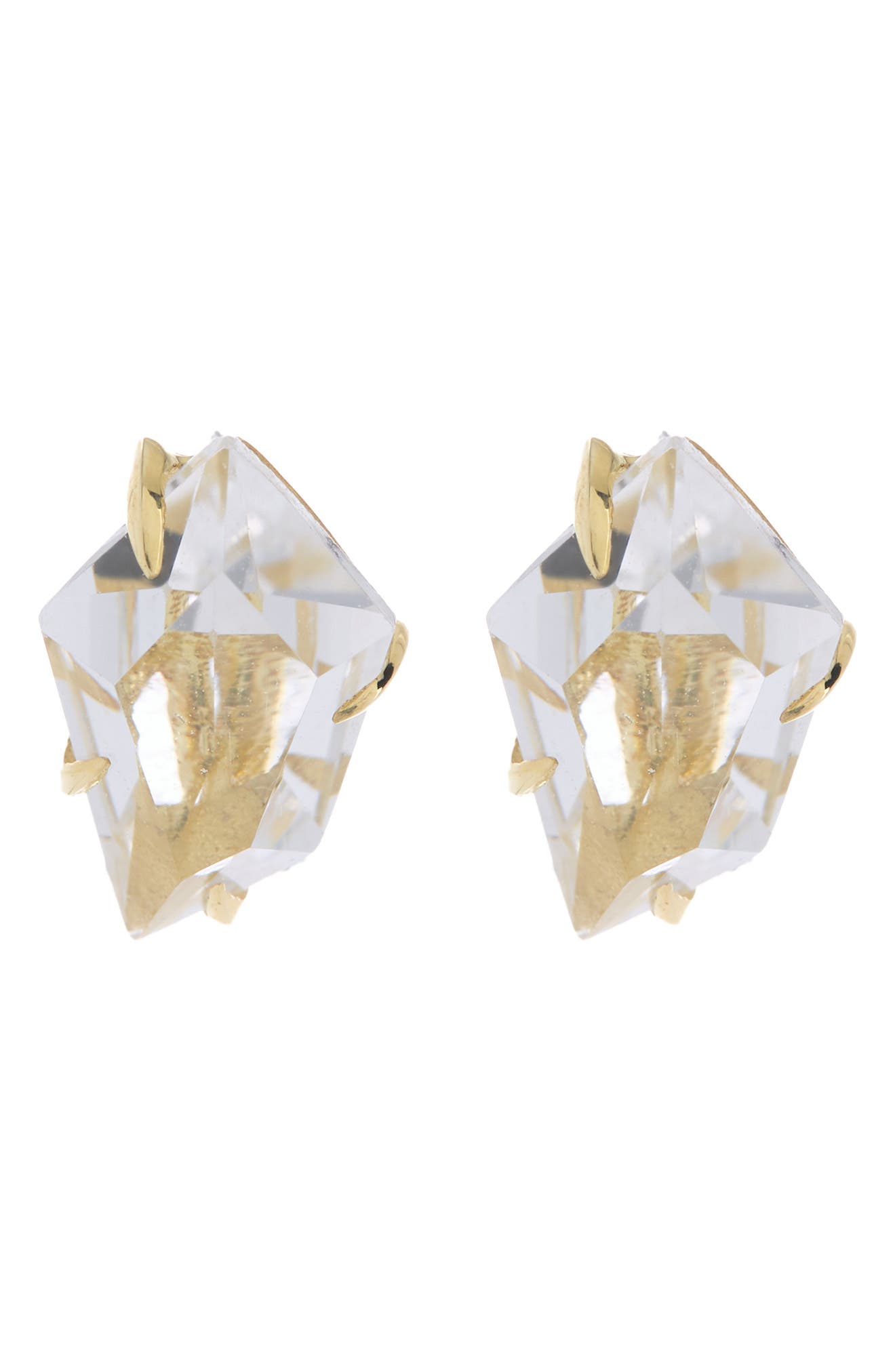Alexis Bittar 14K Yellow Gold Kite Stud Earrings