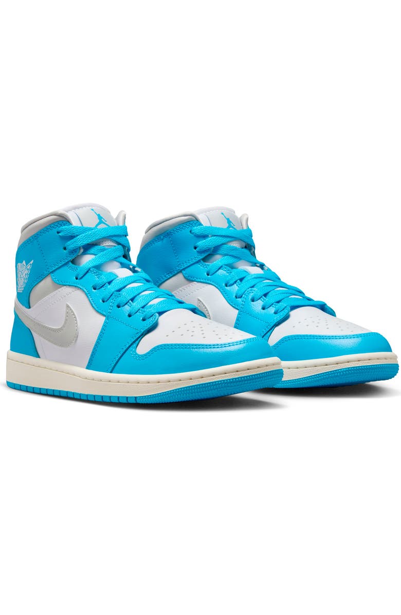 Jordan Air Jordan 1 Mid Sneaker, Main, color, Dark Powder Blue/ Grey/ White