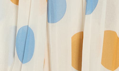 Forgotten Grace Polka Dot Button-up Shirt In Neutral