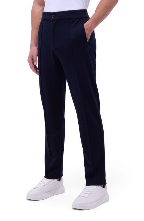 Bugatchi Men's Soft Touch Pintuck Pants In Navy