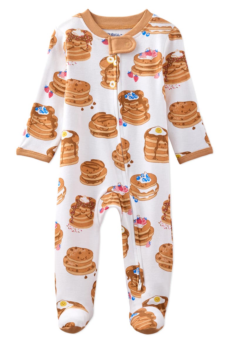 Scout One-Piece Organic Cotton Pajamas, Main, color, FLIPPING YUMMY