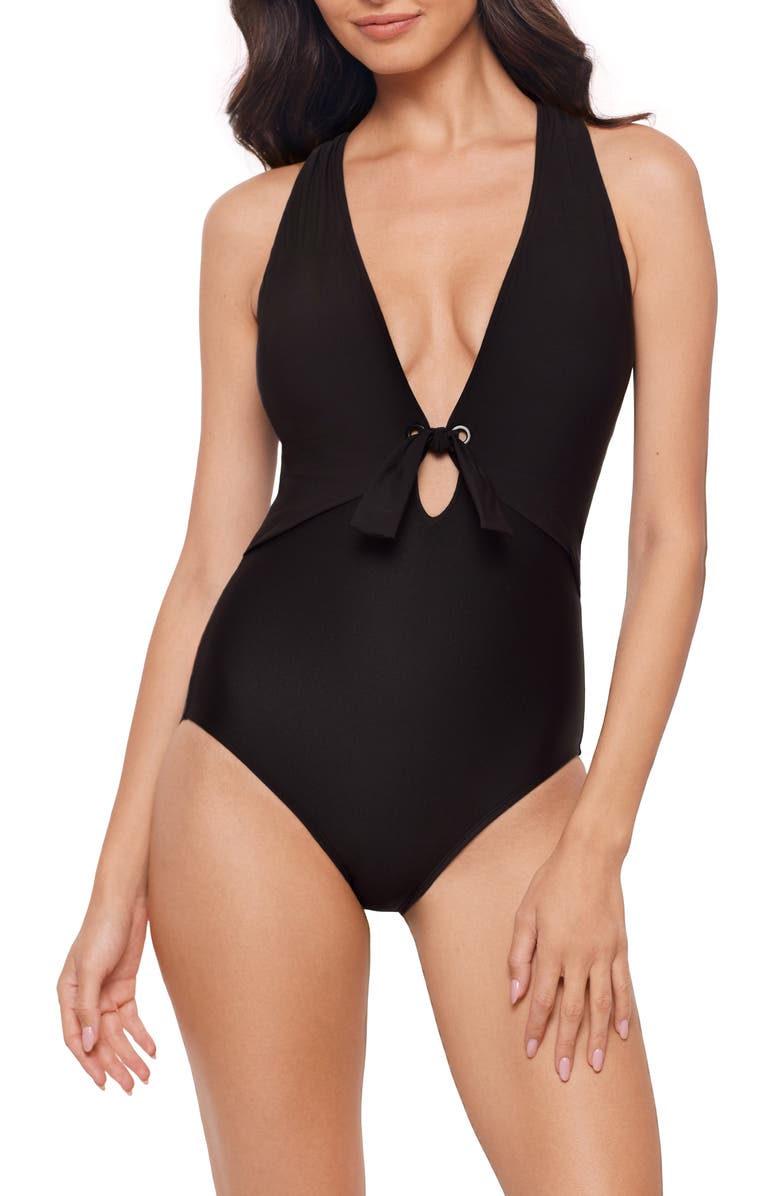 Magicsuit<sup>®</sup> Halle One-Piece Swimsuit, Main, color, Black