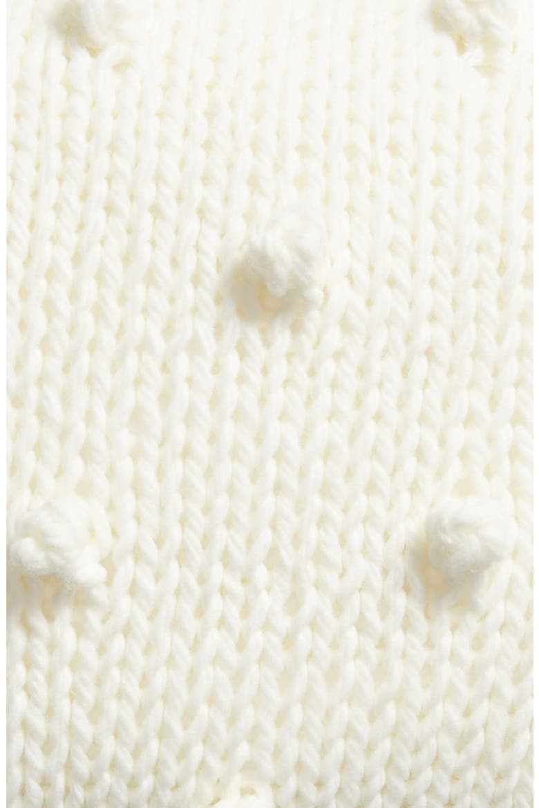 Bobble Knit Accent Pillow, Alternate, color, IVORY CLOUD