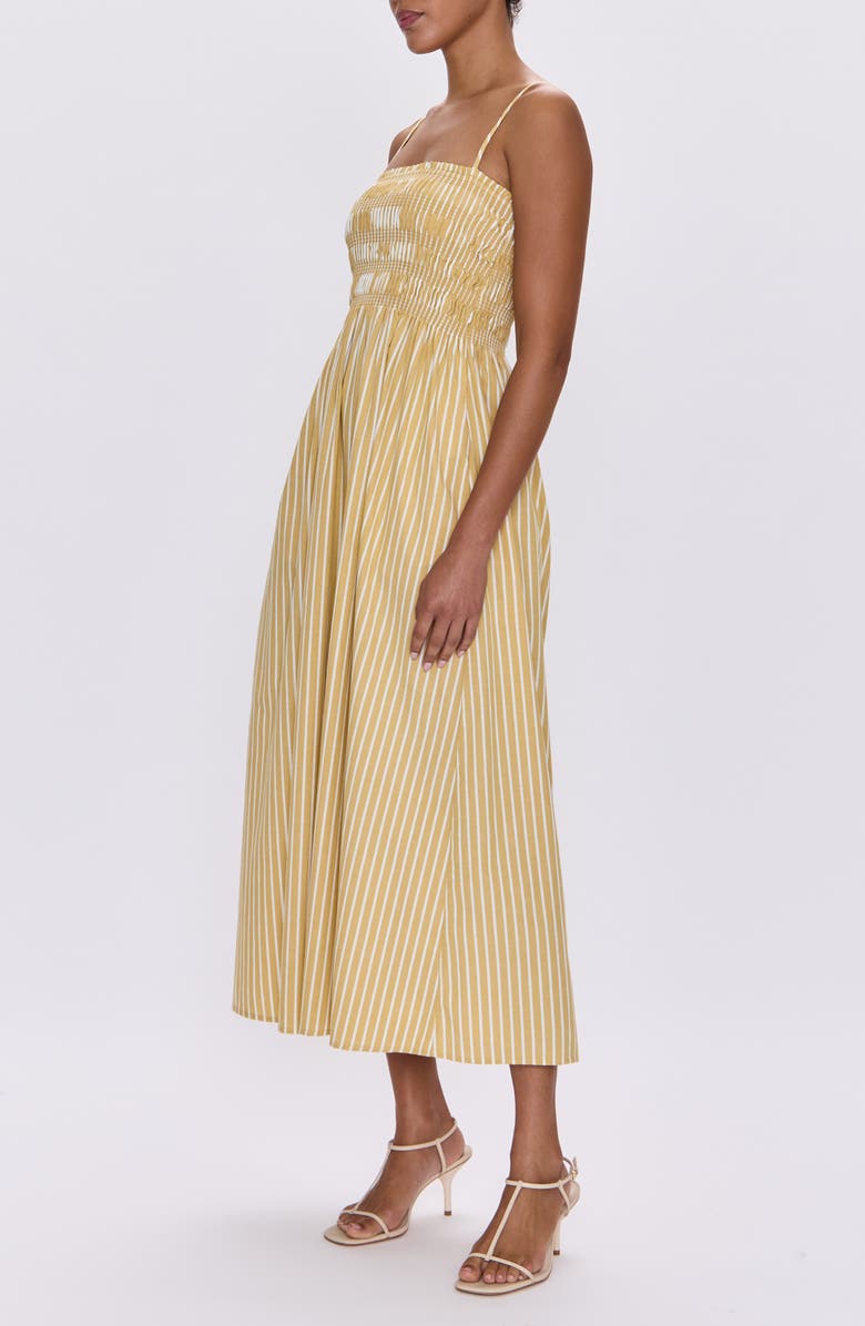 Pistola Bianca Maxi Sundress, Alternate, color, Beach Sand Stripe
