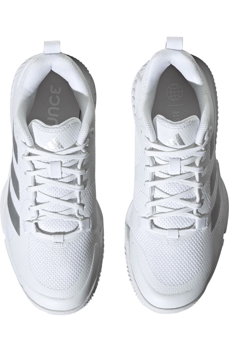 adidas Court Team 2.0 Training Shoe, Alternate, color, White/ Silver Metallic/ Grey