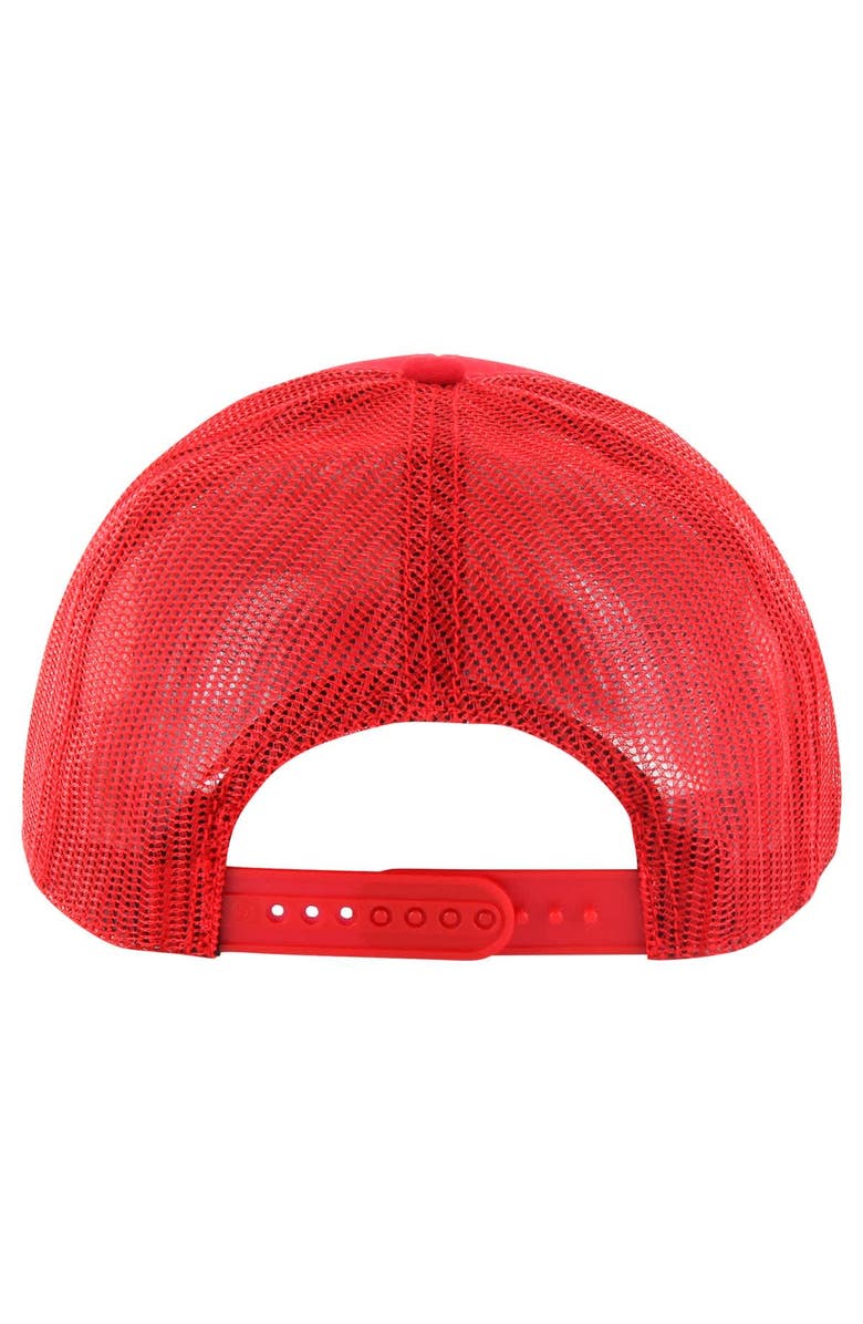 '47 Men's '47 Scarlet Nebraska Huskers Pitstop Trucker Adjustable Hat, Alternate, color, Scarlet