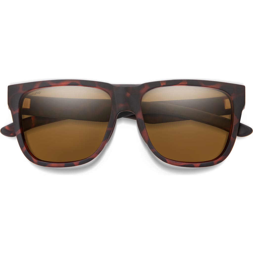 Smith Lowdown Slim 2 55mm Chromapop™ Square Sunglasses In Brown