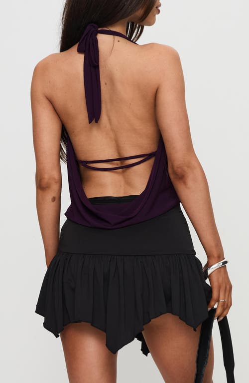 Princess Polly Carefree Days Plunge Cowl Neck Halter Top