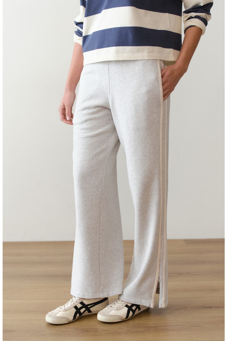 Cloud 9 Fleece Track Pants, Alternate, color, HEATHER GREY