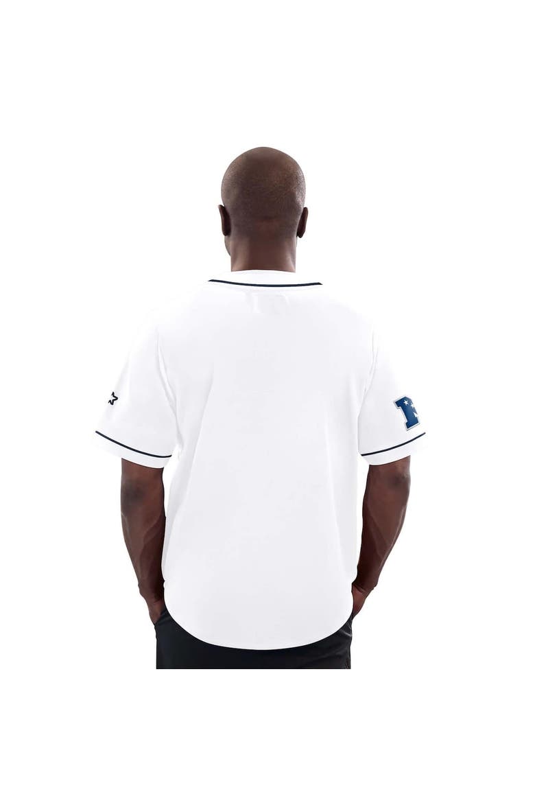 Men's G-III Sports by Carl Banks  White Dallas Cowboys Throwback Relay Baseball Jersey, Alternate, color, White