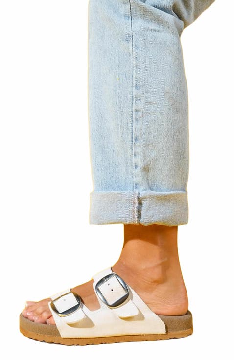 Ovesta Soft Footbed Leather Slide Sandal (Women)