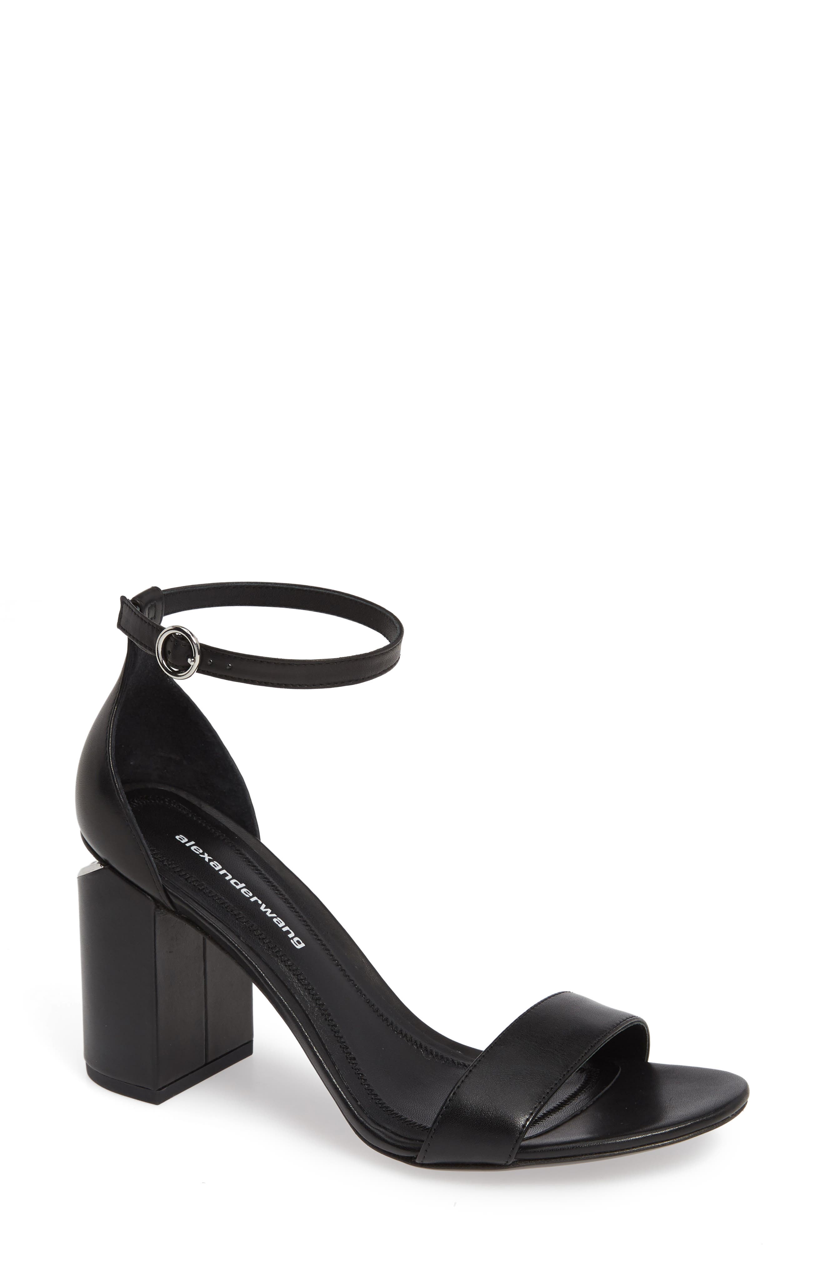 Alexander Wang New Abby Ankle Strap Sandal, Main, color, 