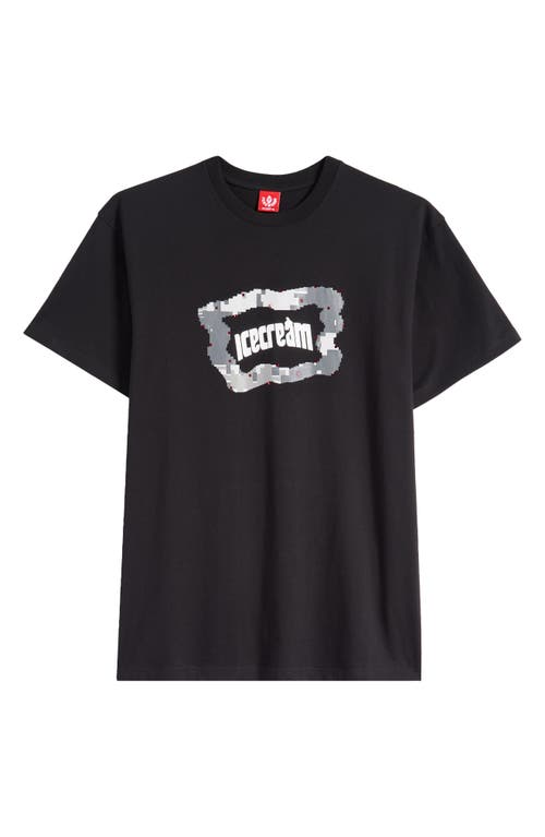 Icecream Blurred Cotton Graphic T-shirt