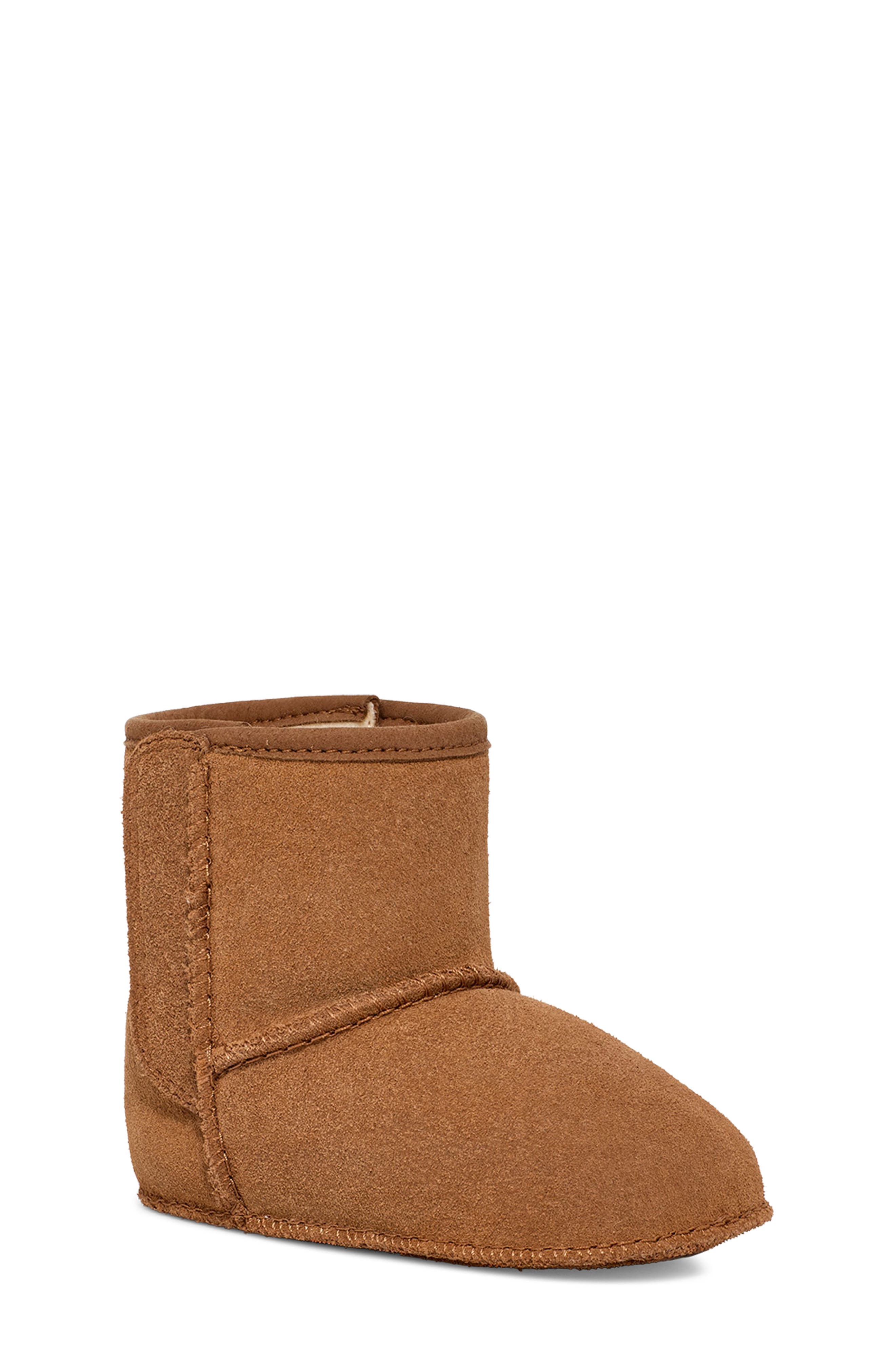 UGG<sup>®</sup> Classic Bootie & Lovey Blanket Set, Main, color, Chestnut
