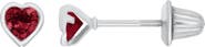 Mignonette Kids' July Birthstone Stud Earrings