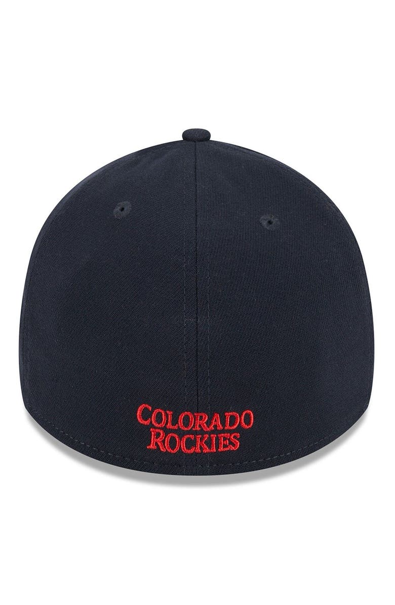 New Era Men's New Era  Navy Colorado Rockies 2023 Fourth of July 39THIRTY Flex Fit Hat, Alternate, color, Navy