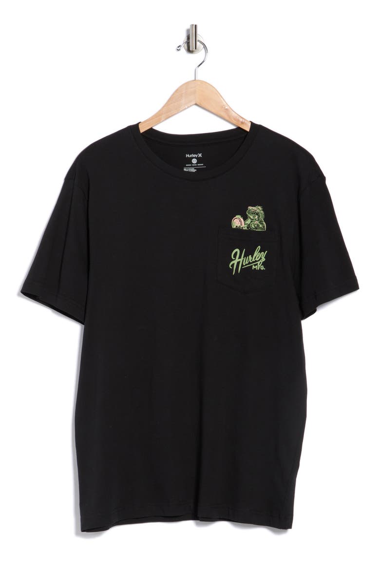 Lounge Lizard Peek-A-Boo Graphic T-Shirt, Alternate, color, BLACK