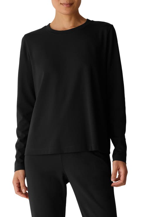 Crewneck Relaxed Long Sleeve T-Shirt