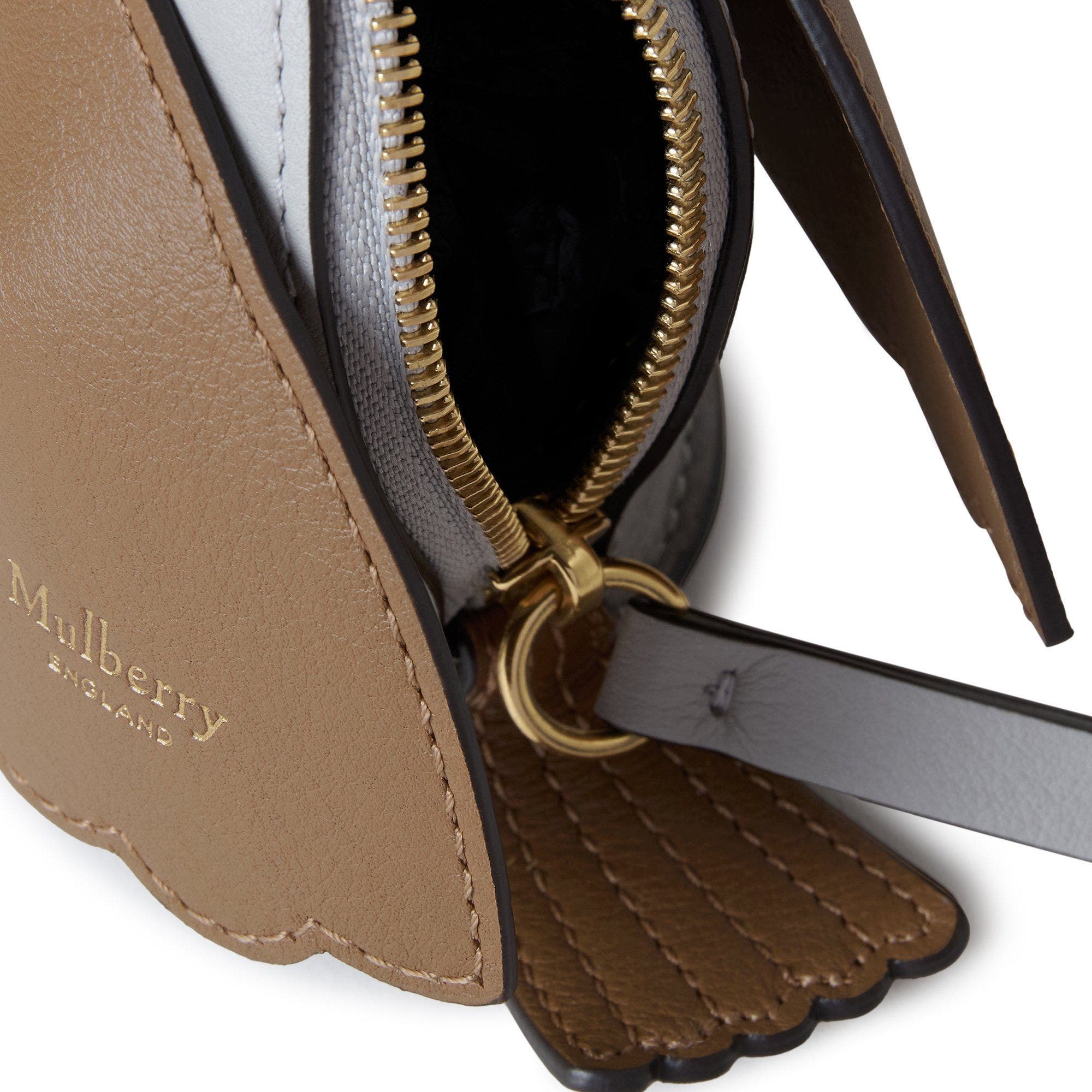 Mulberry Robin Pouch Keyring, Alternate, color, 