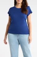 Eileen Fisher Rib Crewneck Organic Cotton T-Shirt