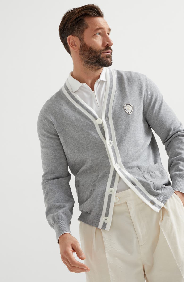 Brunello Cucinelli Cotton cardigan, Alternate, color, 