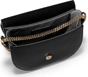 Evie Chain Saddle Crossbody Bag