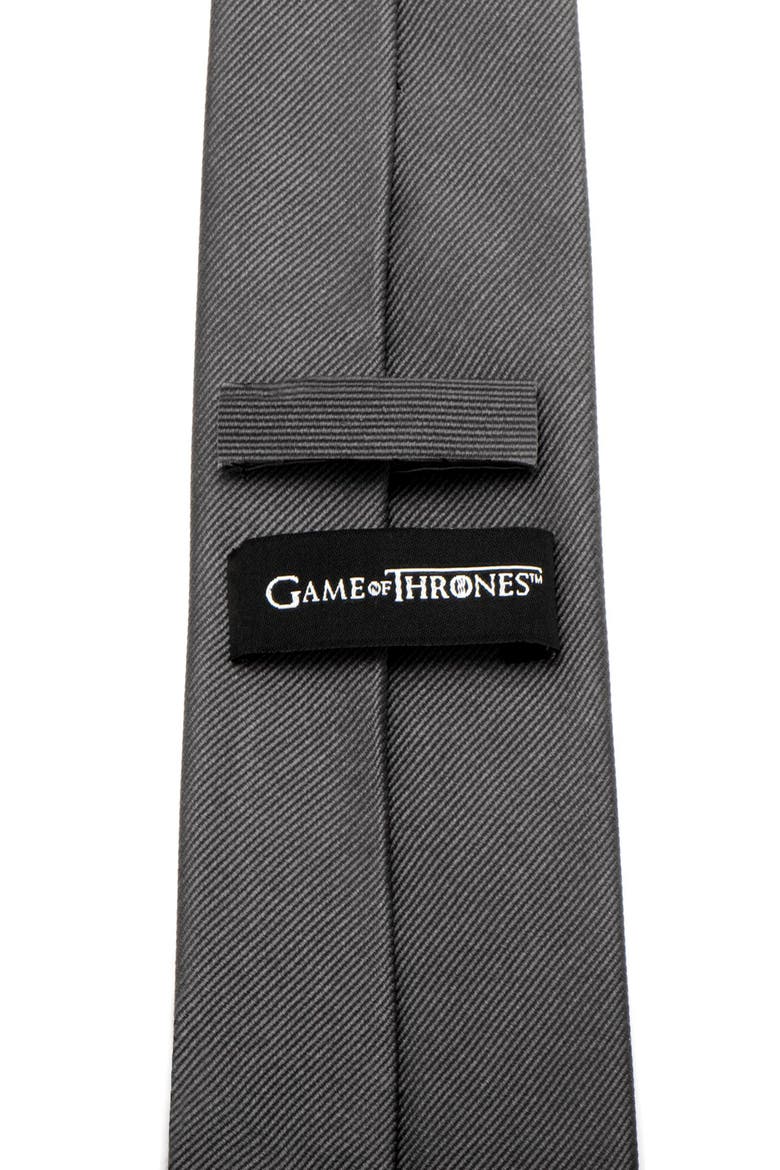 Game of Thrones Targaryen Silk Tie, Alternate, color, GREY